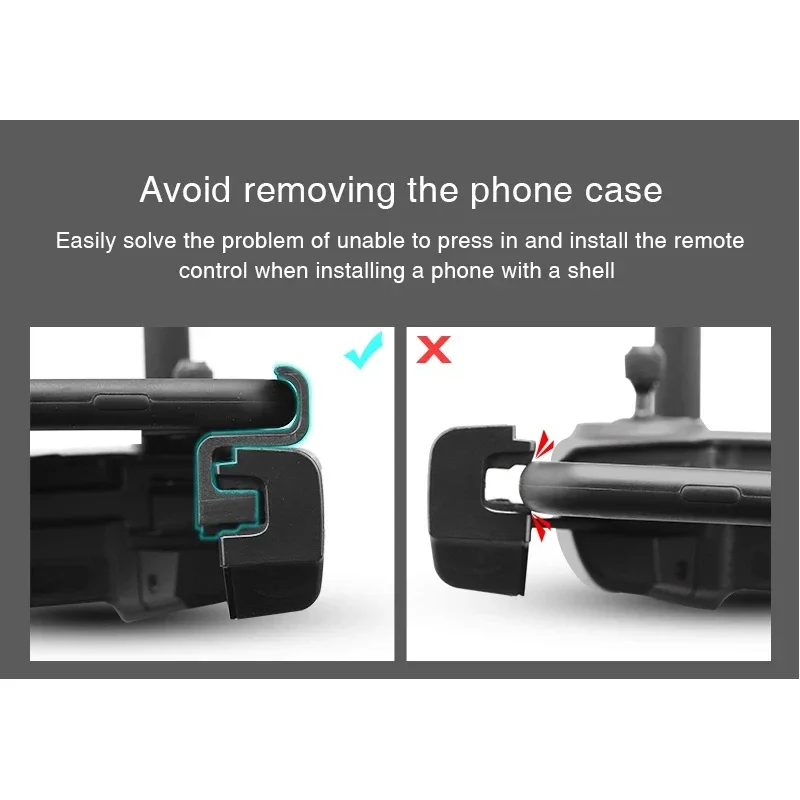 Support téléphone extensible pour DJI Mavic Air Mini Pro 2 SE Zoom - Lot de 2