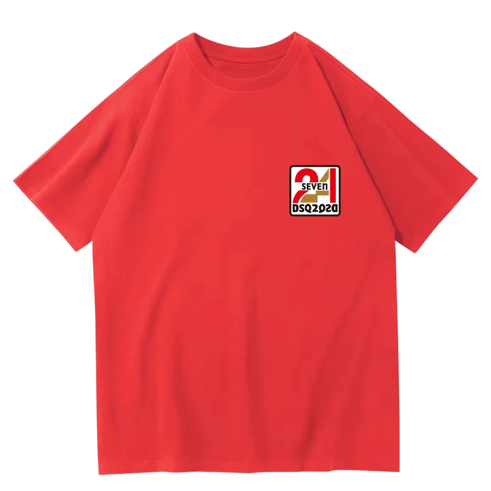 DSQ2 Short Sleeve Men 2023 Summer New Men's Korean Version
