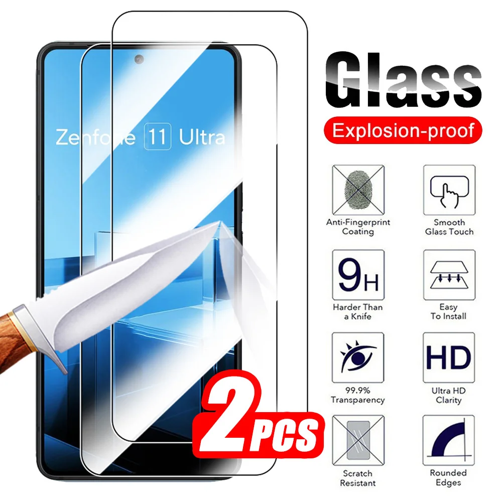 

Закаленное стекло для Asus Zenfone 11, 2 шт., ультразащитное стекло Для Zenfone 11 Ultra 6,78 дюйма, Защитная пленка для экрана, защитные пленки AI2401