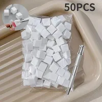 50Pcs Square Nail Art Sponge Set Gradient Nail Brushes Gel Polish Design Nail Sponge Grab Pen Manicure Supplies 229w 1