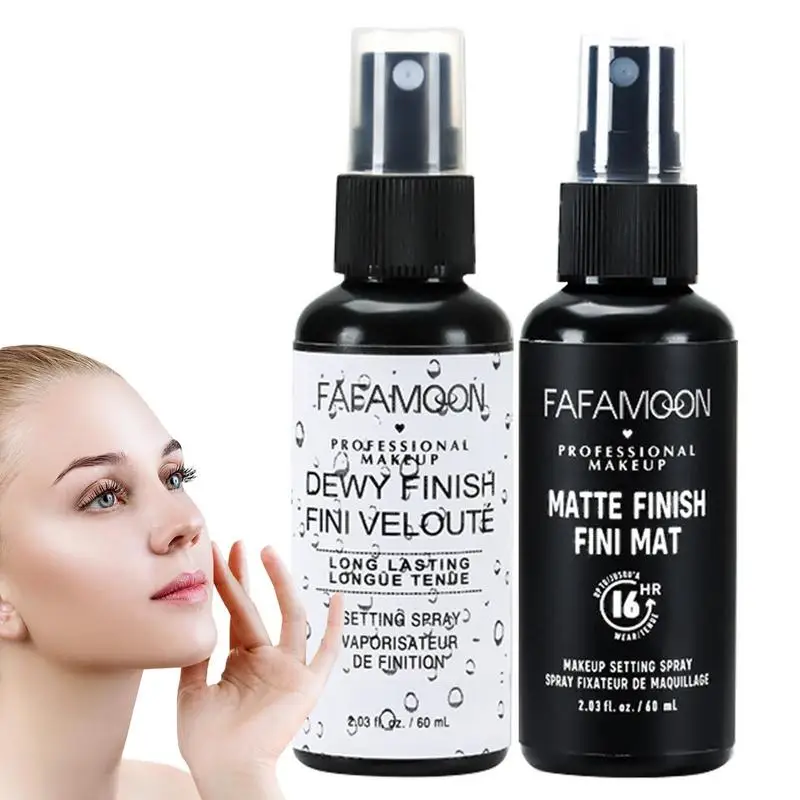 

60ml Makeup Fixer Spray Waterproof Sweatproof Long Lasting Oil Control Hydrating Makeup Fixing Setting Spray Cosmetics 2CPS