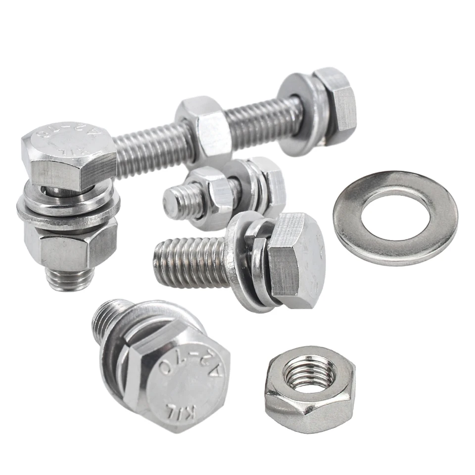 Set Bulloni E Dadi M8 X 20mm In Acciaio Inox 304 - 15 Pezzi | Per Meccanica, Elettronica, Fai-Da-Te - Foto 12