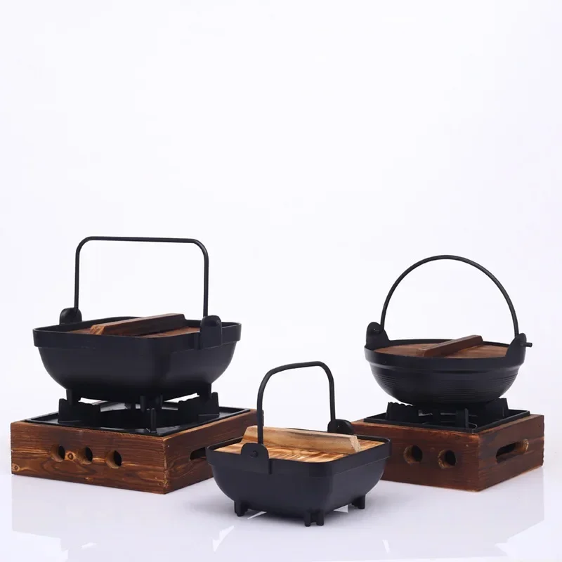 Non-Stick Pots for Kitchen Cooking Set Cookware Accessories Pan Pot Nonstick Kit Utensils Dining