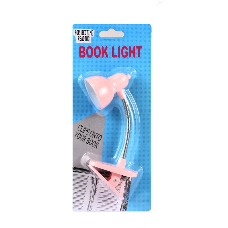 Book Light Mini LED Clamp Reading Lamp Night Lights Bookmark Desk Decoration Bedroom Writing Stand Notebook Small