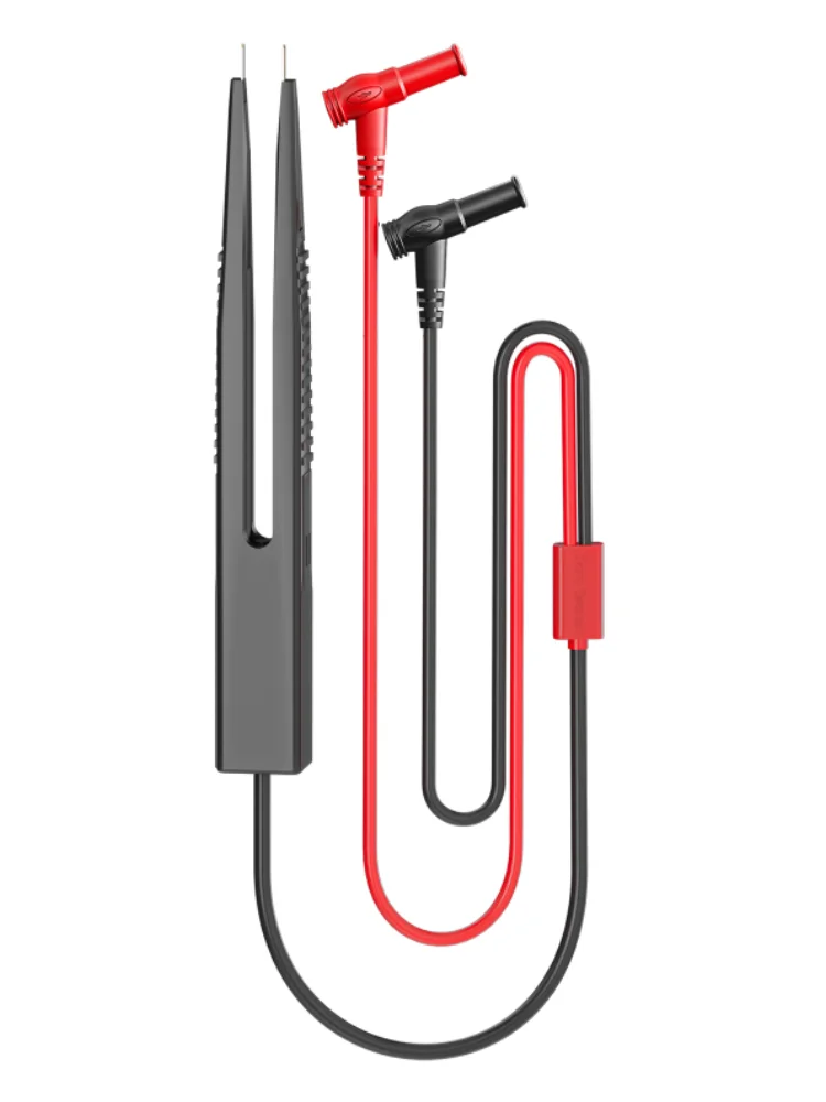 Cleqee P1510 SMD 칩 부품 멀티미터 테스트 후크 클립 핀셋 리드 LCR 테스트 도구 테스터 미터 펜 프로브 4mm 바나나 플러그