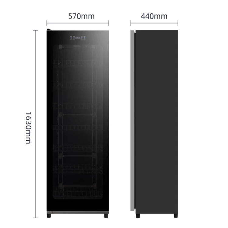 Commercial 600L Hotel Ozone Towel Clothes Triple Sterilizer Ozone UV Disinfection Cabinet