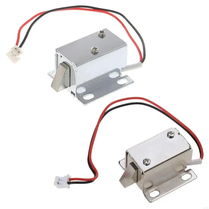 69HC for DC 12V/0.4 A Electromagnetic Solenoid Lock Safety Easy to Install for Cabine