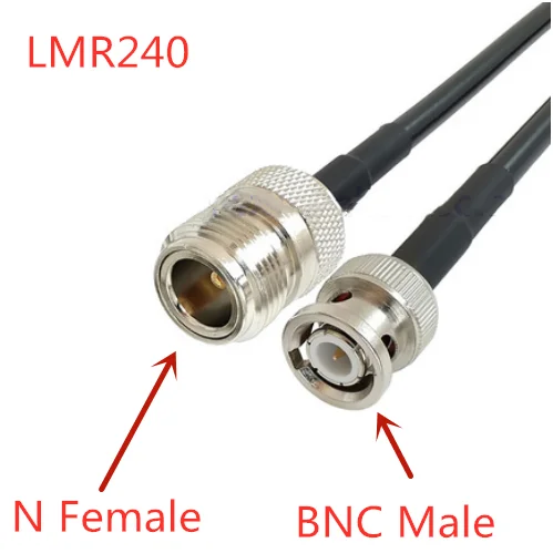 

Кабель LMR240 с разъемом BNC «папа» на Гнездо N «Мама», радиочастотный адаптер 50 Ом, стандартный коаксиальный Джампер с разъемом Pigtail RF 50-4