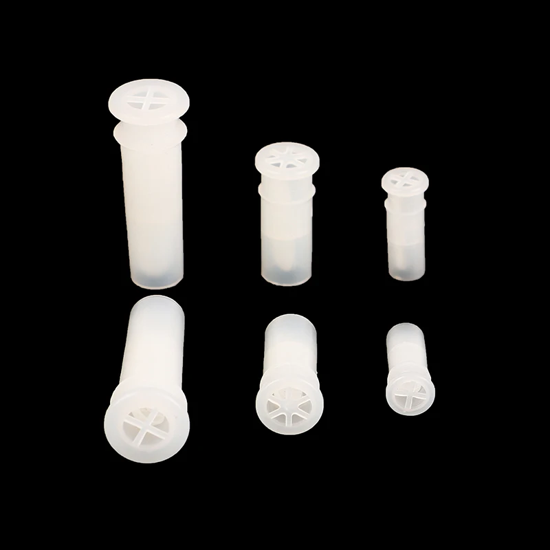 Wooden Train Whistle Toy 50Pcs Dog Squeaky Toy BB Whistle Plastic Toy Dog Cat Squeakers Replace Baby Noise Maker Insert Replacement DIY Toys