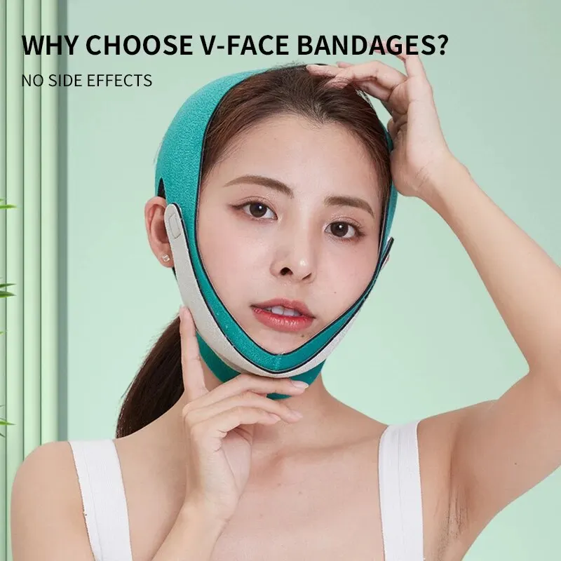 Face Shaping Bandage Small V Face Bandage Shaping Removal Nasolabial Fold Double Chin Beauty Instrument 1 PCS