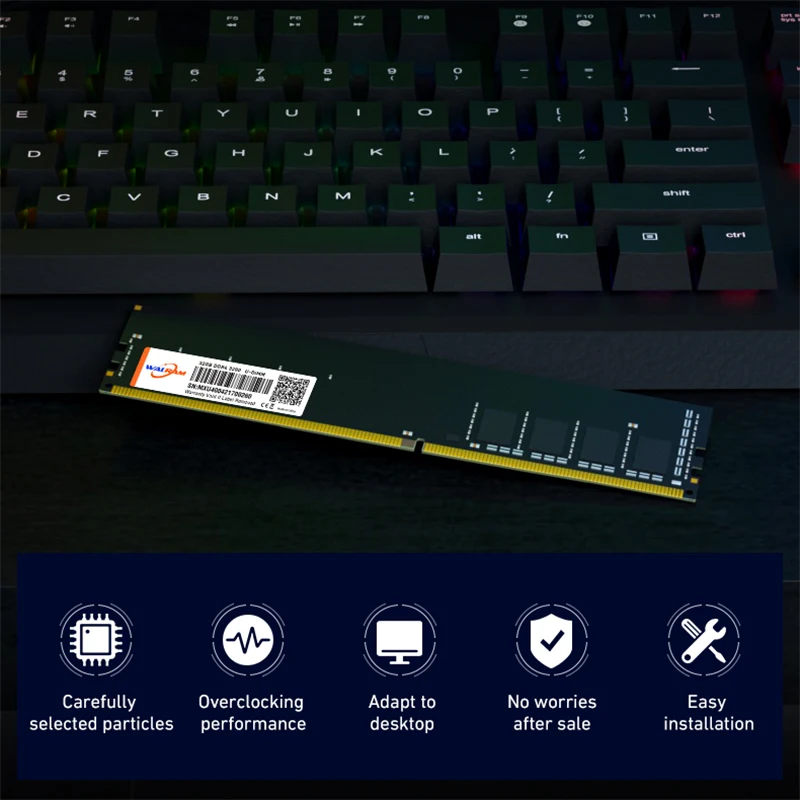 WALRAM DDR3 RAM 8GB 1333MHz 1600MHz 데스크탑 메모리, PC3 12800U 10600U 데스크탑 240 핀, 1.5V 메모리 RAM DDR3 호환 인텔