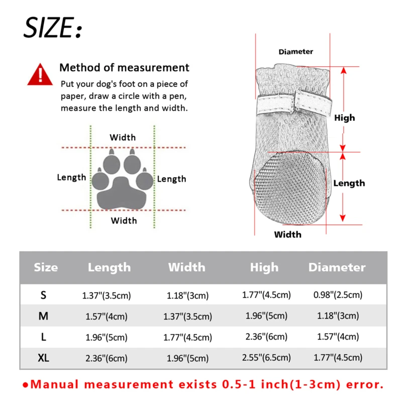 4 sztuk/zestaw oddychające buty dla psów antypoślizgowe skarpetki dla zwierząt wodoodporne przeciwdeszczowe buty śniegowce ciepłe odblaskowe ochraniacz na łapy buty dla psa