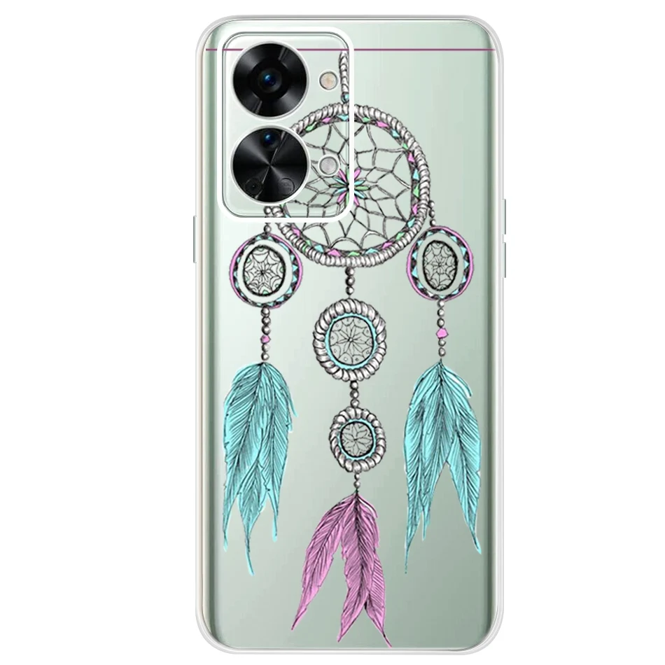 Stylish Painted Soft Silicone Clear TPU Phone Case Cover with Bumper Protection