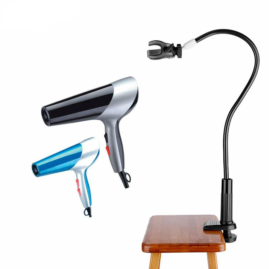 Hair Dryer Pet Hair Dryer Pet Dog Cat Hair Dryer Holder Grooming Table Hair Dryer Clamp for Pet dogs 360 Degree Adjustable Foldable Clips Stand