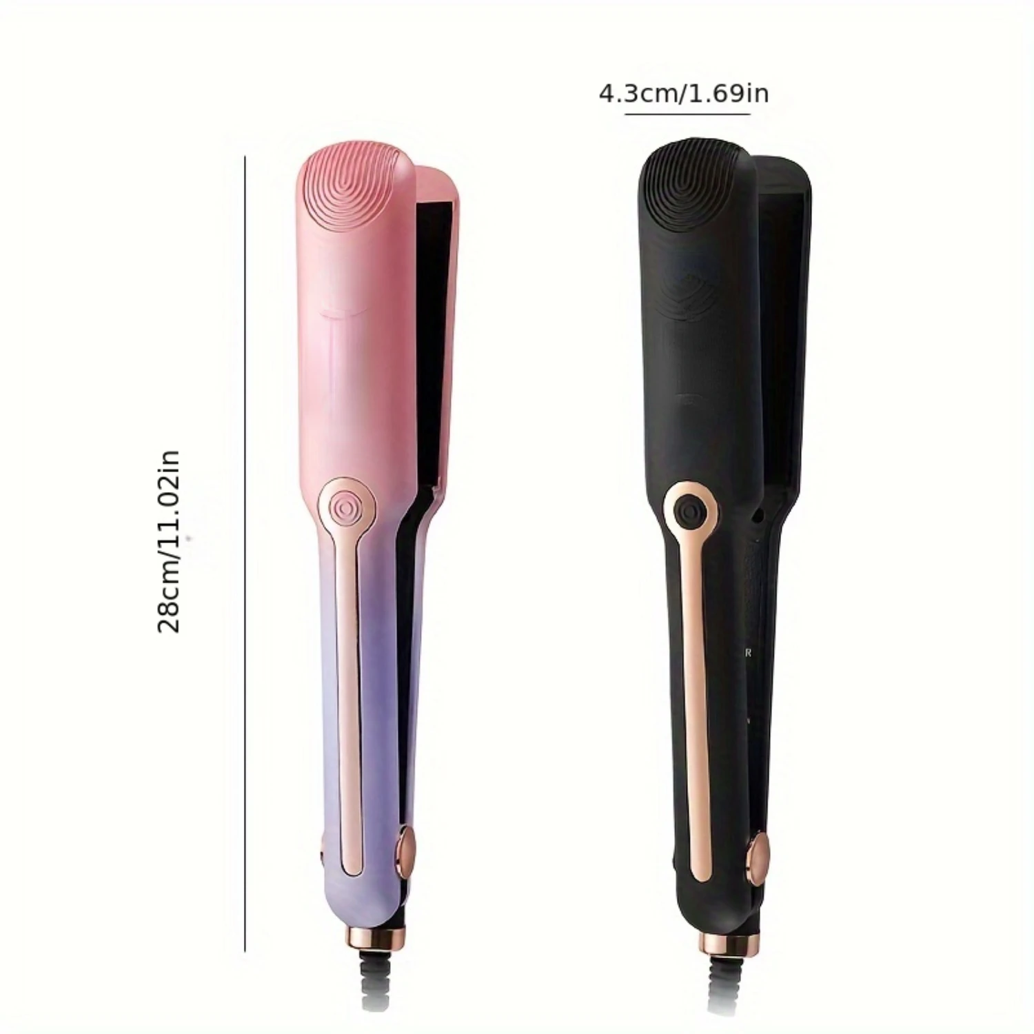 مكواة فرد الشعر الأوتوماتيكية من السيراميك، 320 ℉ - 428 ℉   درجة الحرارة، لجميع تسريحات الشعر، مكواة فرد الشعر، تسخين سريع، متعددة الوظائف