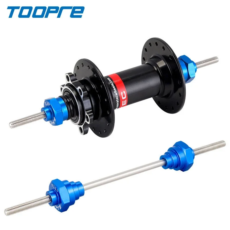 

TOOPRE Bike Ring Adjusting Table Aluminum Alloy EIEIO Barrel Shaft Hub Fixing Rod For 12/15/20mm Hubs Bicycle Repair Tools