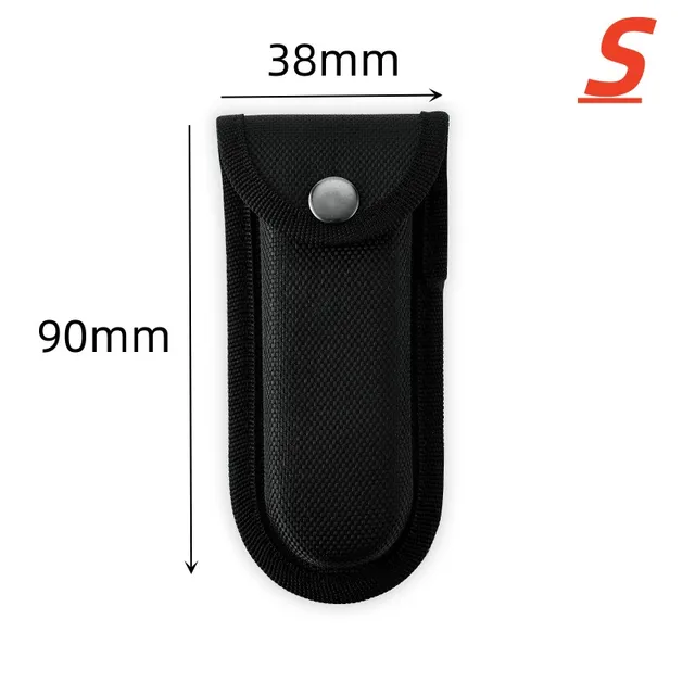 Outdoor Fold Knife Plier Bag Pouch Case Sheath Nylon Belt Loop Pocket Carry Storage Flashlight