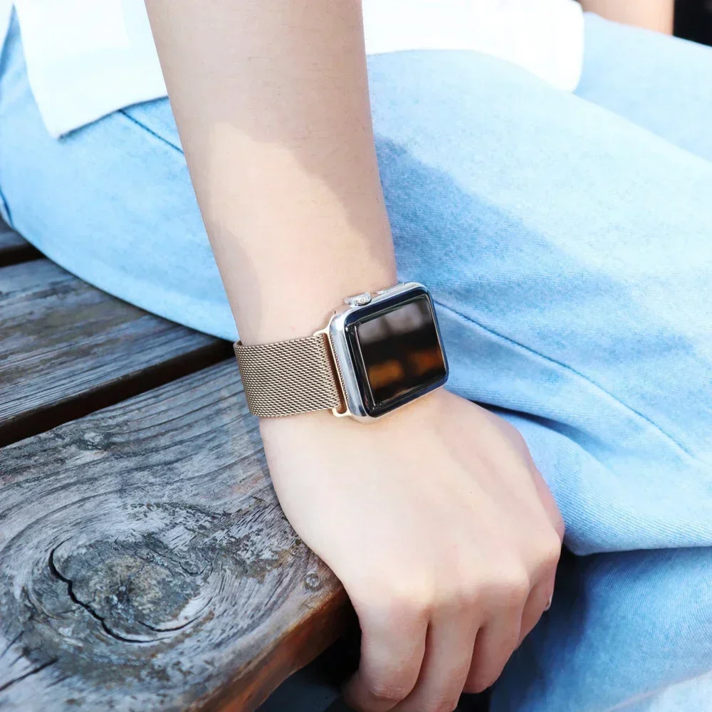 Milanese Loop Metal Wristband Bracelet