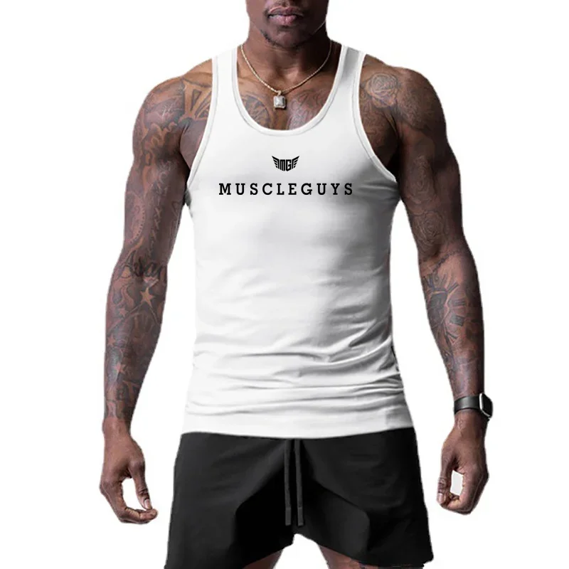 

Mens Workout Gym Tank Top Mesh Daily Korean Clothing Version Vest Quick Dry Fitness Fashion Sleeveless Singlets