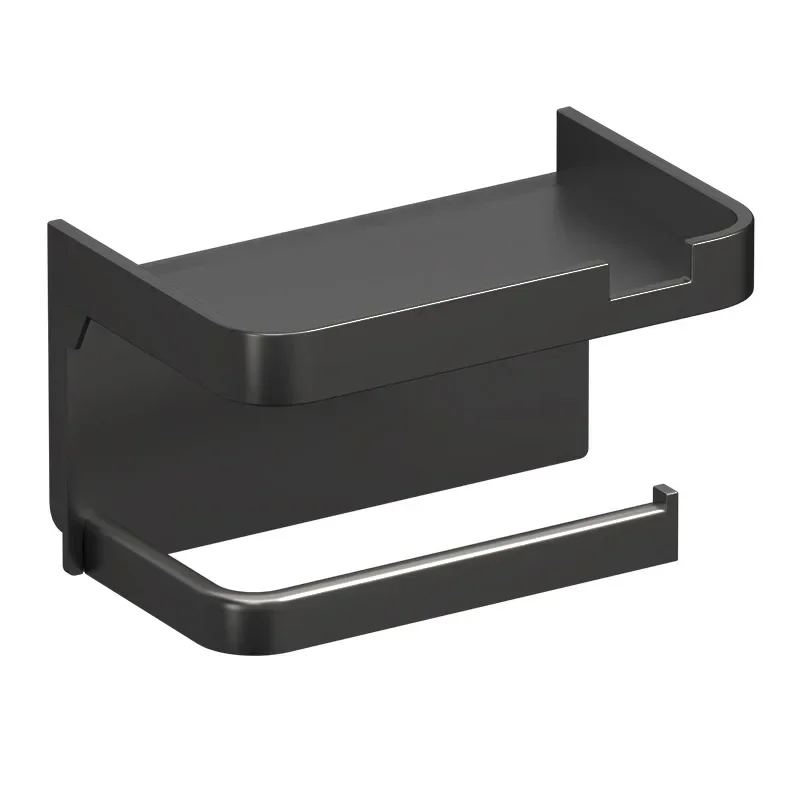 No Punching Bathroom Paper Holder Kitchen Seasoning Bottles Storage Rack Toilet Roll of Paper Phone Storage Rack paper towel holder toilet paper holder