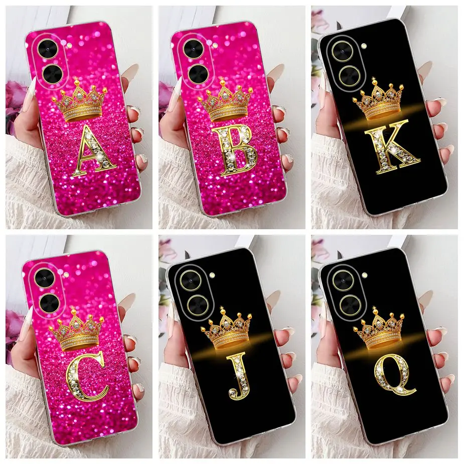 Luxury Fashion Letters Soft Slim Phone Case Cover, Compatible with Xiaomi and Redmi Models