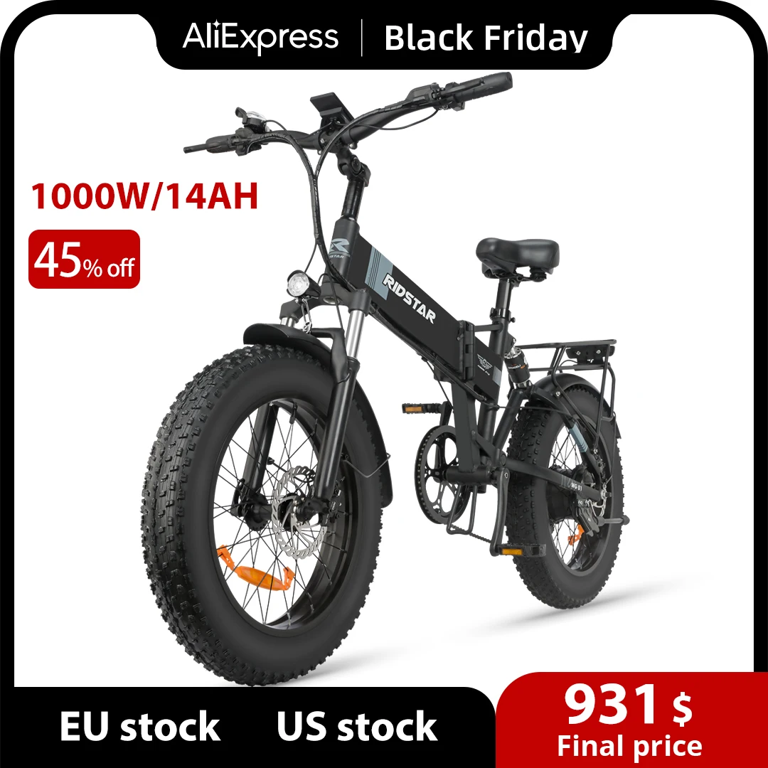 H20 rower elektryczny 48V 1000W Fat Tire rower elektryczny 20 Cal składany odkryty najlepszy