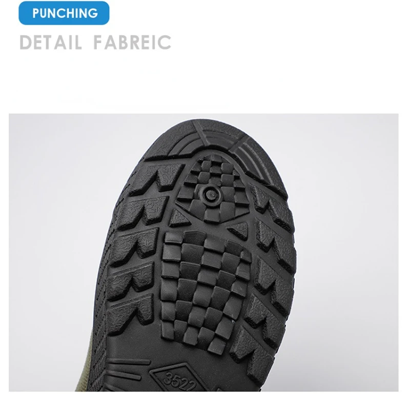 Canvas Sneakers Men Wear-resistant Sport Shoes Men Lace-Up Walking Shoes Climbing Work Tactical Sneakers Mens Casual Shoes 4