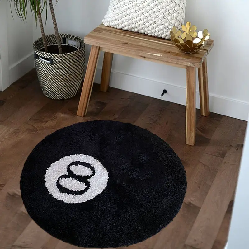 Modern Simple Ins Style Flocked Carpet Floor Mat Living Room Bedroom Bedside Blanket Plush Tea Table Mat Floor Mat Shaggy Rugs Plush Blanket