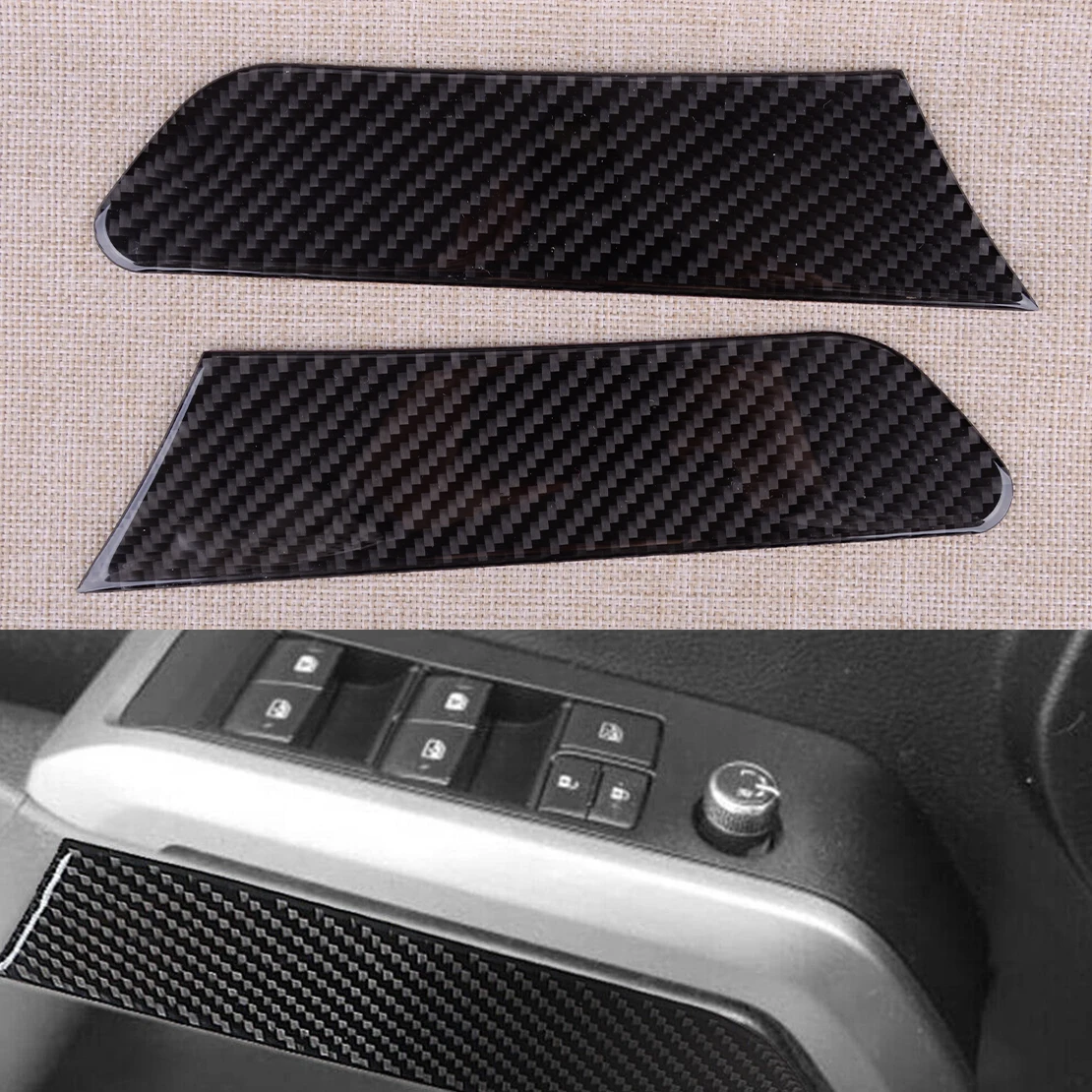 

Внутренняя наклейка для автомобиля, декоративная наклейка из углеродного волокна для Toyota Tacoma 2016 2017 2018 2019 2020 2021 LHD