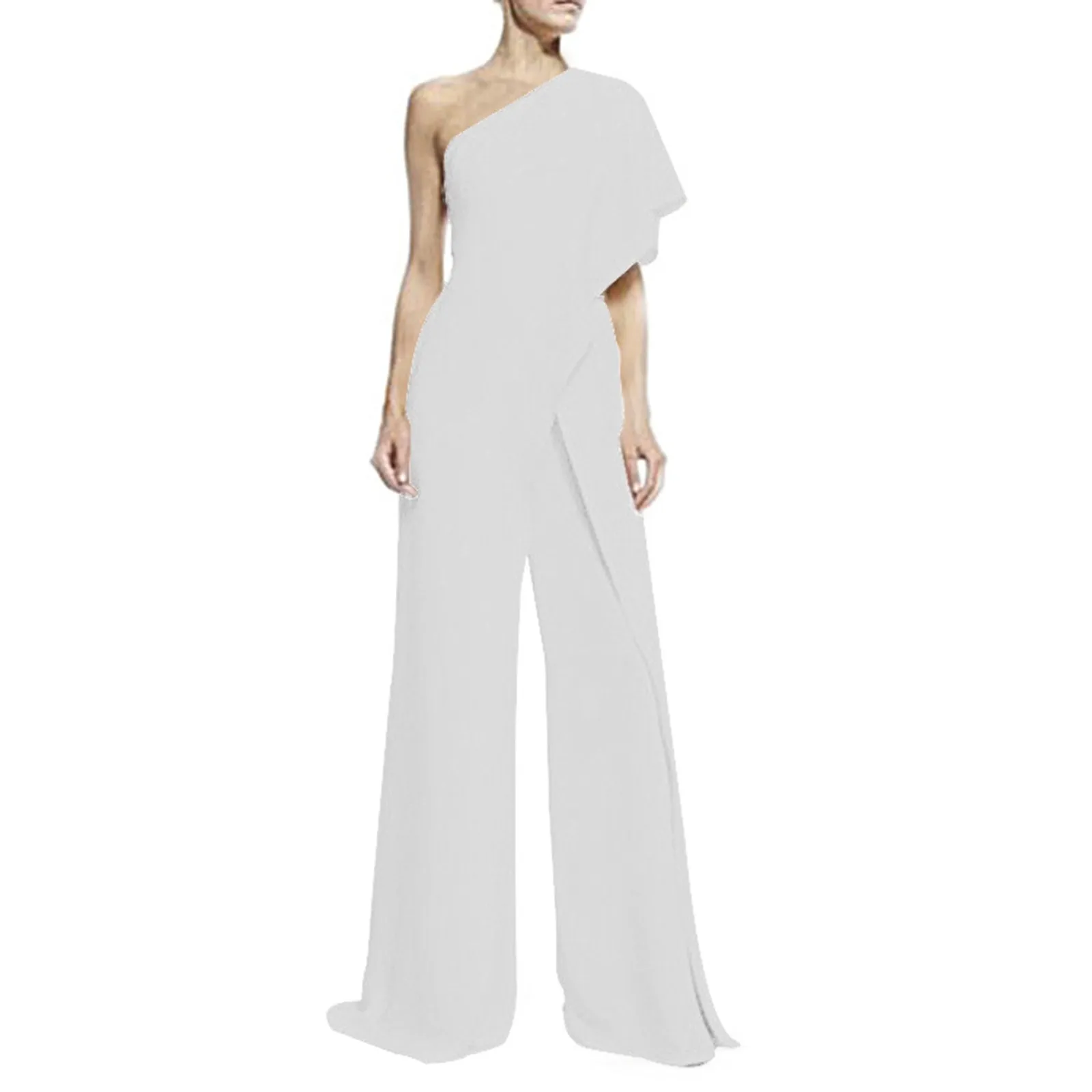 

Women Sexy Multi Color Jumpsuit Lady Wide Leg Pants