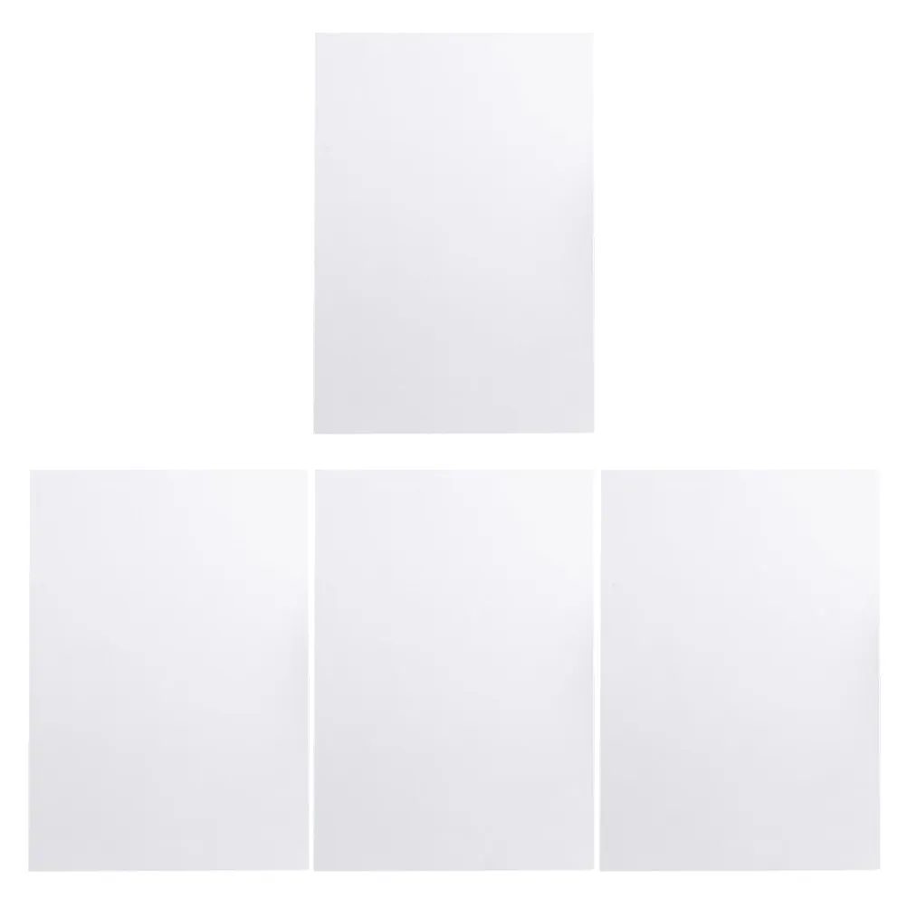 4Pcs 헤비 듀티 스크래치 종이 패드 빈 계산 책 눈 보호 디자인 초안 노트 학생용 스케치 작성