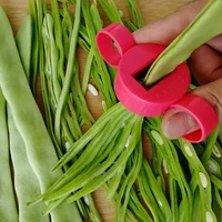 Trancheur de germes de haricots multifonction à usage domestique, outil de cuisine, petit coupe-légumes, fabricant de fils de haricots, 1 pièce 1