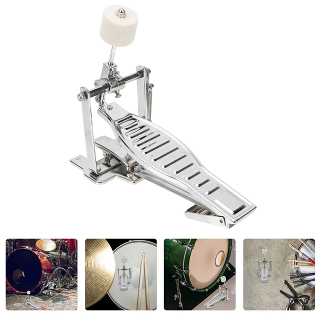 Musical Instrument Drum Kit Accessory Pedal Replacement Parts Single Bass  Percussion Suit Kids Bateria - AliExpress