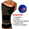 Copper Gym Wrist Support Professional Sports Wristband Safety Compression Gloves Wrist Protector Arthritis Sleeve Palm Bracer 4