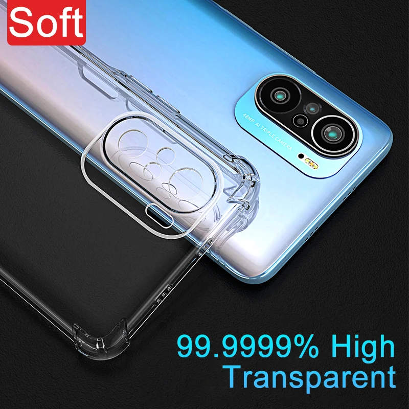Shockproof Silicone Airbag Clear Cover Case