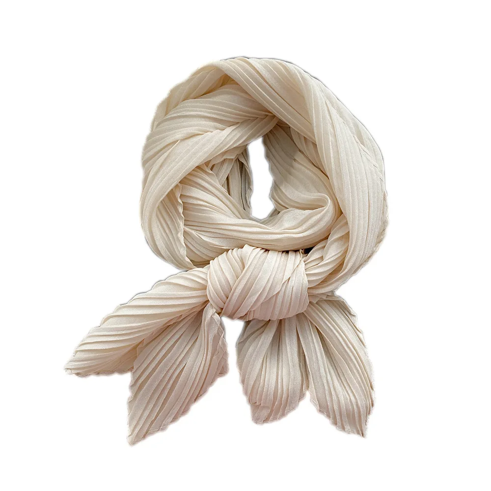 25*135cm Women Gril Cotton Linen Scarf Headscarf Hairscarf Turban Bandanas Shawl Wrap