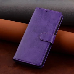 Samsung Galaxy A22 Leather Flip Wallet Case - A22 5G SM - A226B (Purple)