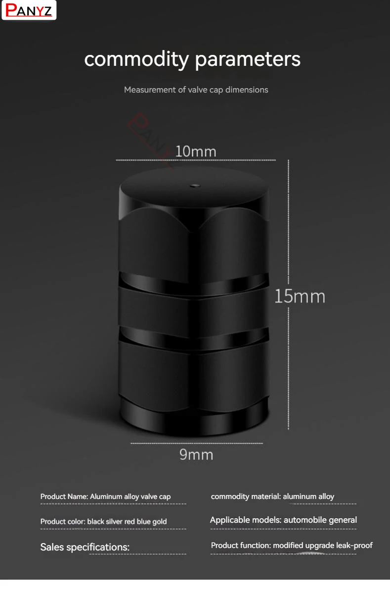 4 Pcs Aluminum Car Tire Valve Caps Hex Alloy Tyre Valve Airtight Cover Waterproof Dust For Automobiles Motorcycles Trucks Bikes