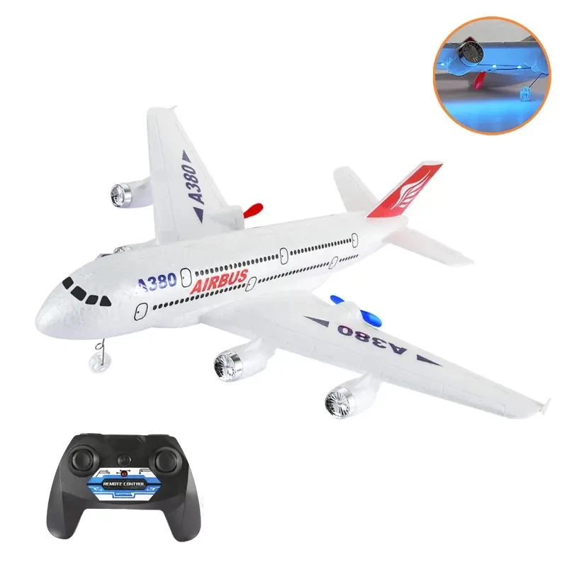 2.4g Avião De Controle Remoto 3.5 Canais Airbus Rc Planador Para  Adolescente - Aviões De Controle Remoto - AliExpress