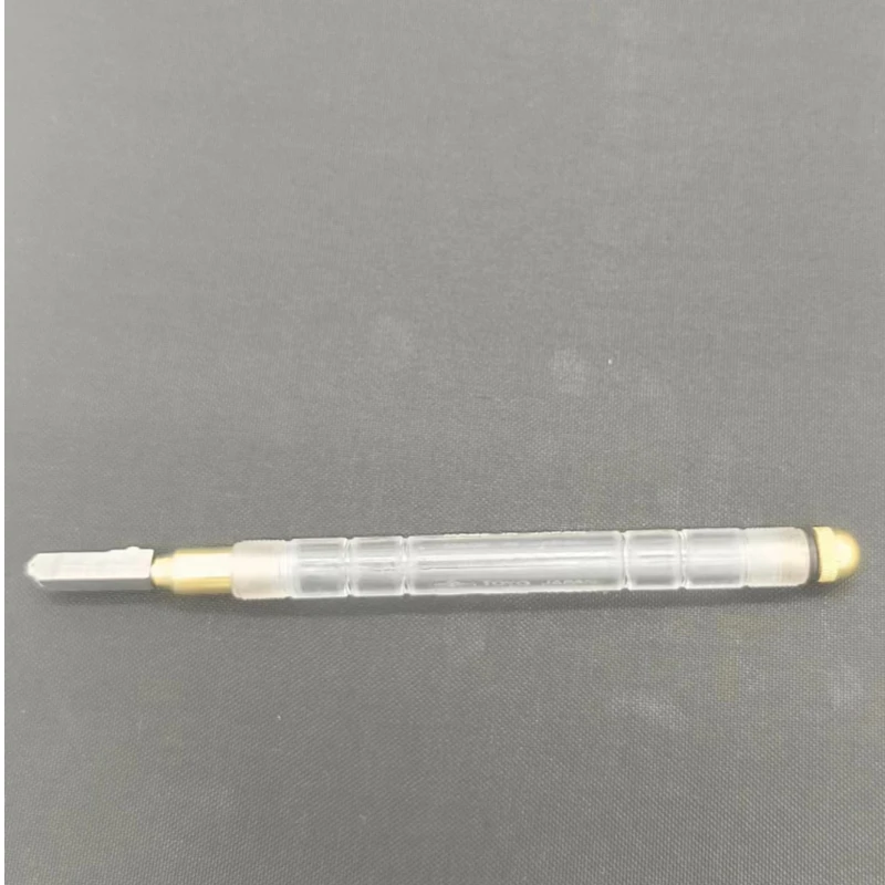 Replacement Cutter Head for Glass Bottles High Strength Glass Cutter with Narrow Tip and Metal Handle Diamond Glass Cutter TC-10 5