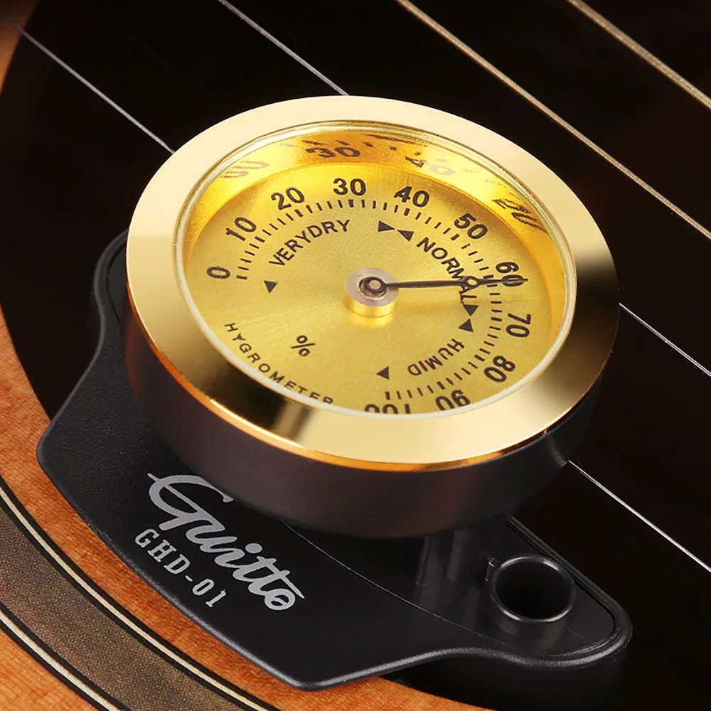 Chitarra Acustica Foro Sonoro Ghd-01 Umidificatore Igrometro Umidificatore Chitarra Acustica Foro Sonoro Chitarra Umidità Cura Umidità