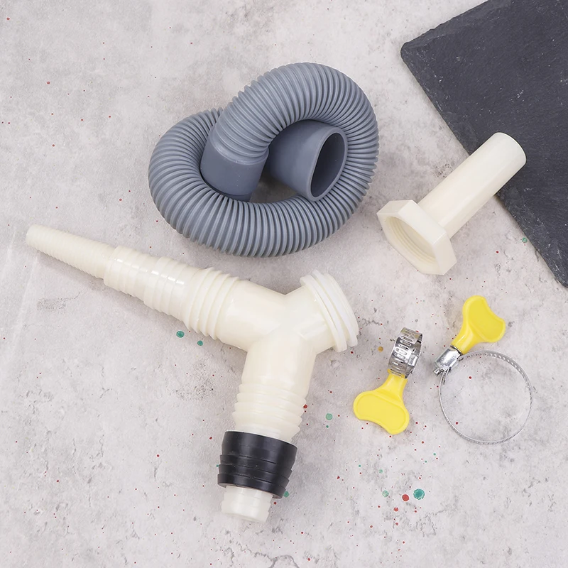 Drainage Tee Adapter Drainage Pipe Fitting For Washing Machine Dryer Drain Extended Hose washing machine drain pipe kit