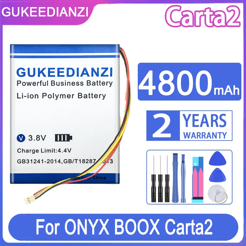 GUKEEDIANZI Replacement Battery Carta2 4800mAh For ONYX BOOX Carta 2