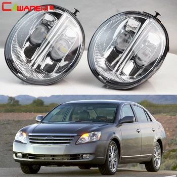 9006 LED 안개등 어셈블리, 자동차 오른쪽 및 왼쪽 안개등, DRL 10000LM 12V, 도요타 아발론 2005 2006 2007, 2X60W