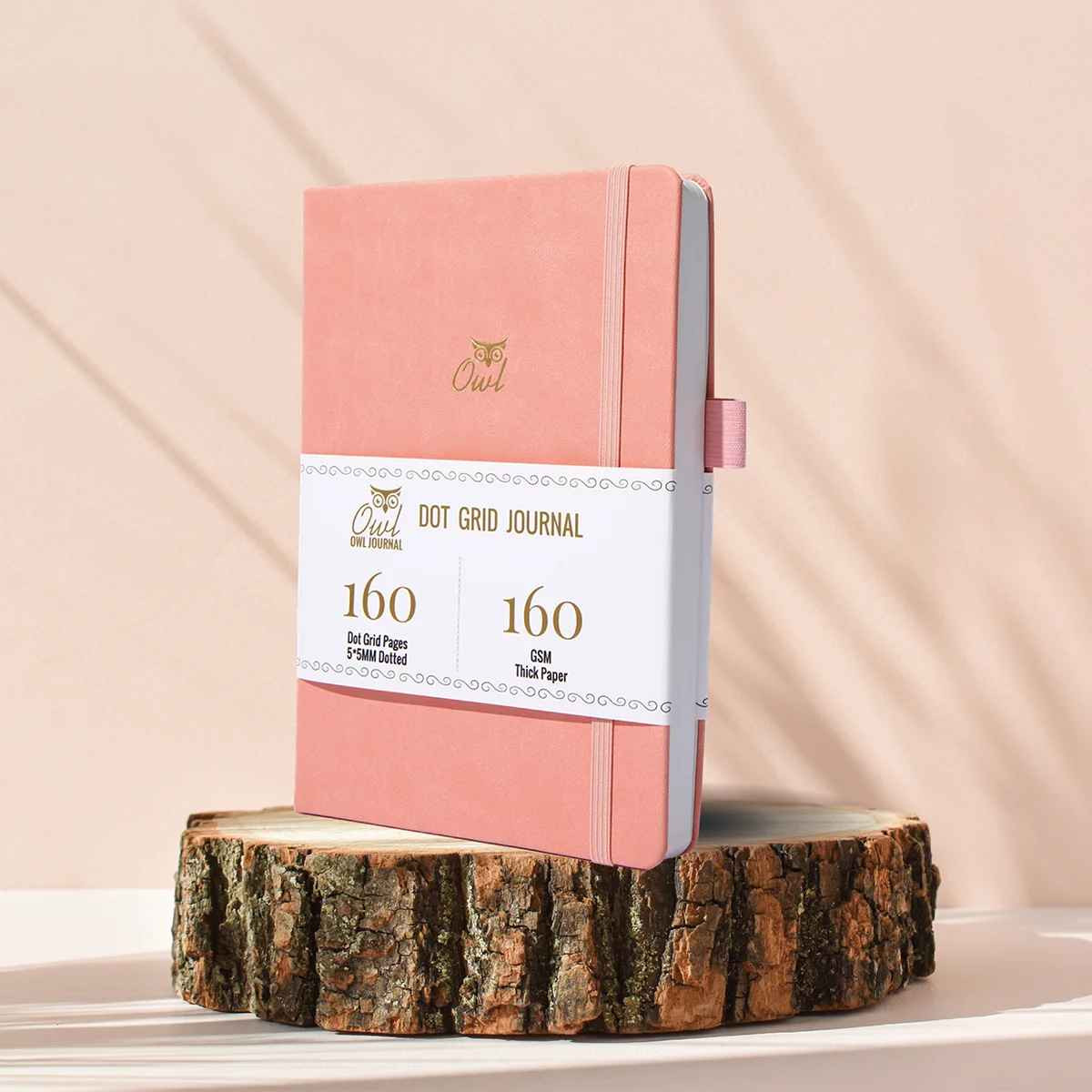 BUKE 5X5mm Journal Dot Gird Notebook 160 Pages Size 5.7X8.2 Inch 160Gsm Ultra Thick Bamboo Paper DIY Bujo Planner