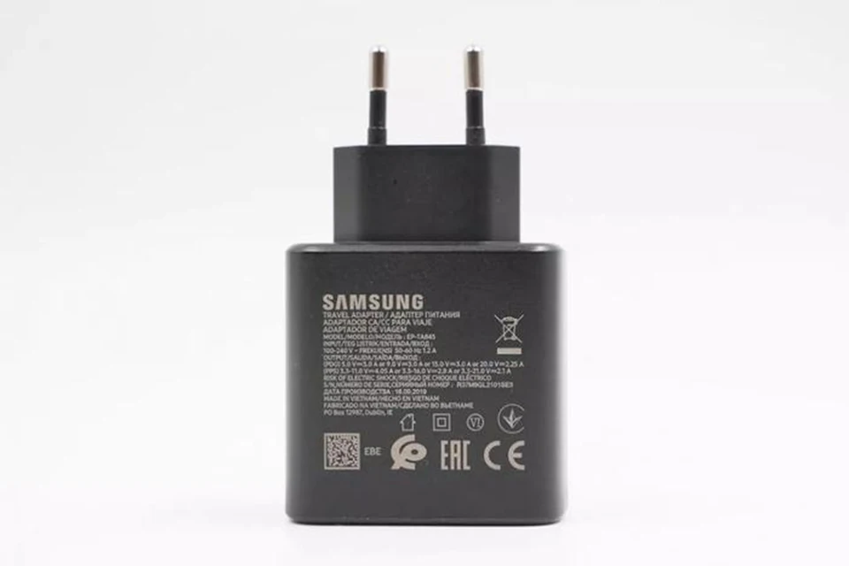 45W Fast Charger with USB-C Cable for Smartphones and Devices