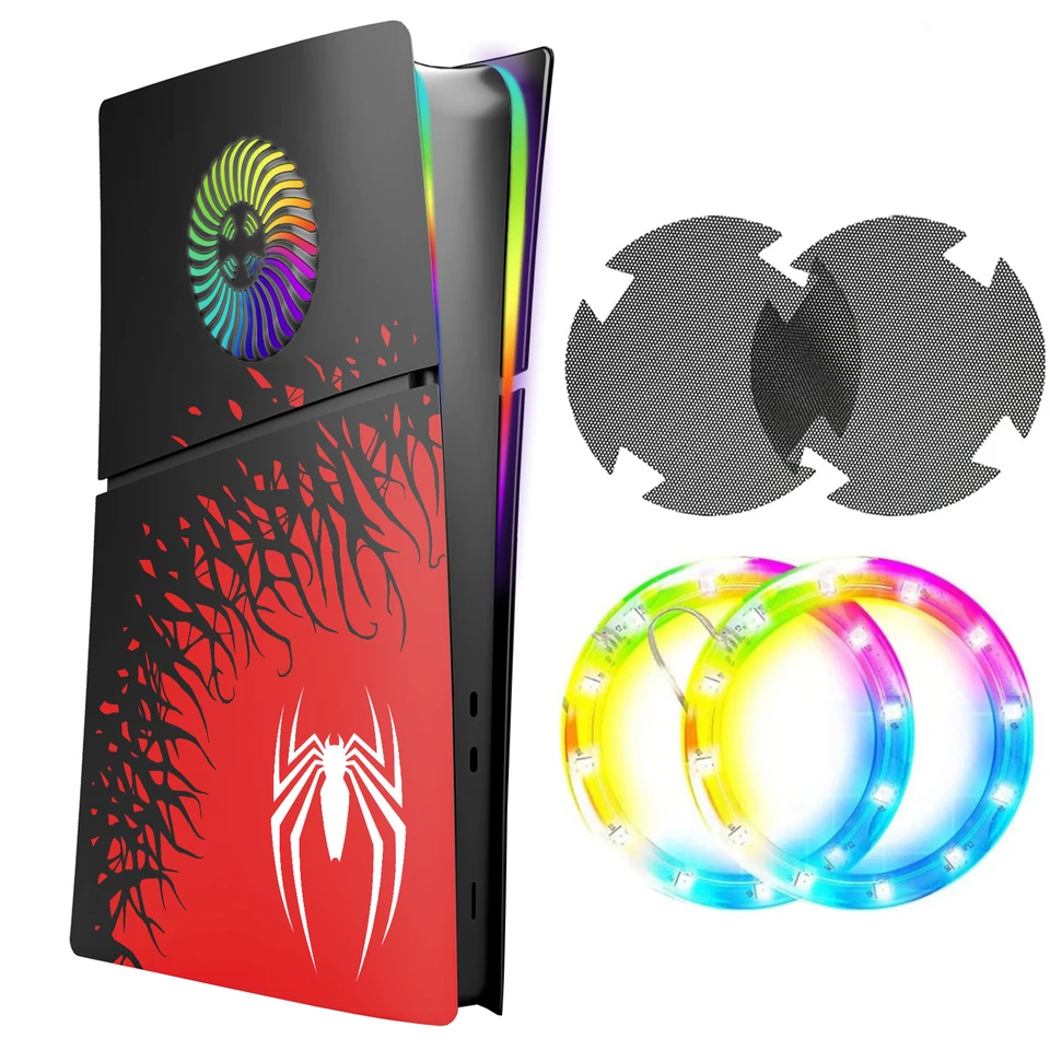 Cover Frontale LED RGB Per PS5 - Luci Sincronizzate Con Musica - Foto 5