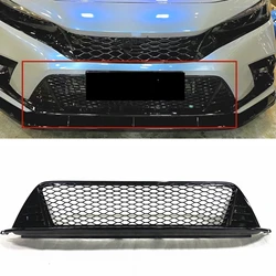 Car Front Bumper Grill Mesh Lower Grille Auto Kit For Honda Civic 11th Gen 2022 2023 2024