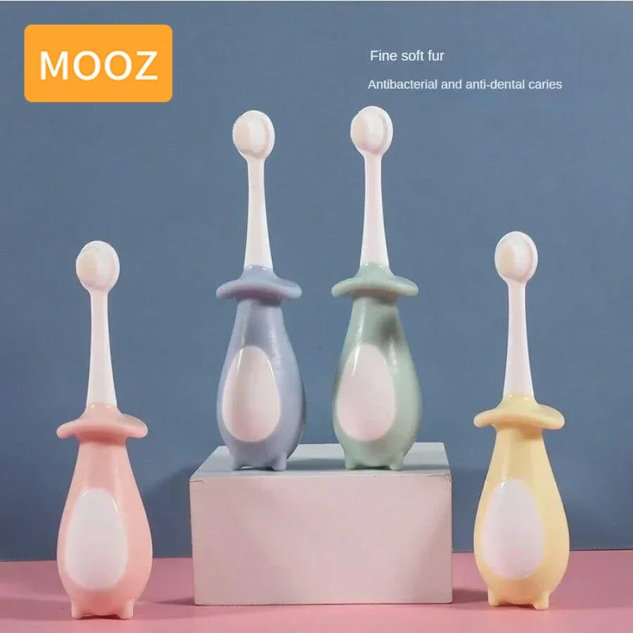 

MOOZ Children's Soft Toothbrush 1-2Y Children 1 Years and Older Caries Prevention Breastfeeding Period Tooth Brush CXH007