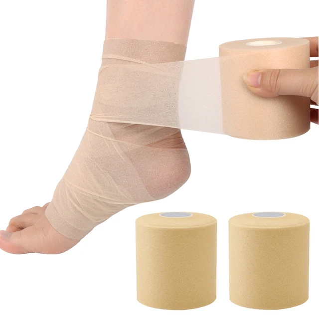 5 Pieces Foam Underwrap Tape Athletic Foam Tape Sports Pre-wrap Breathable  Roll Tape for Elbow